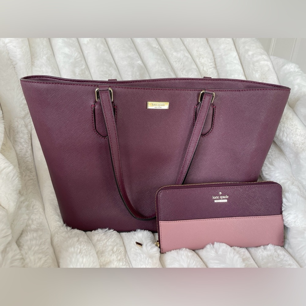 Kate Spade Laurel Way Large Continental Wallet Color Block - Picture 8 of 8